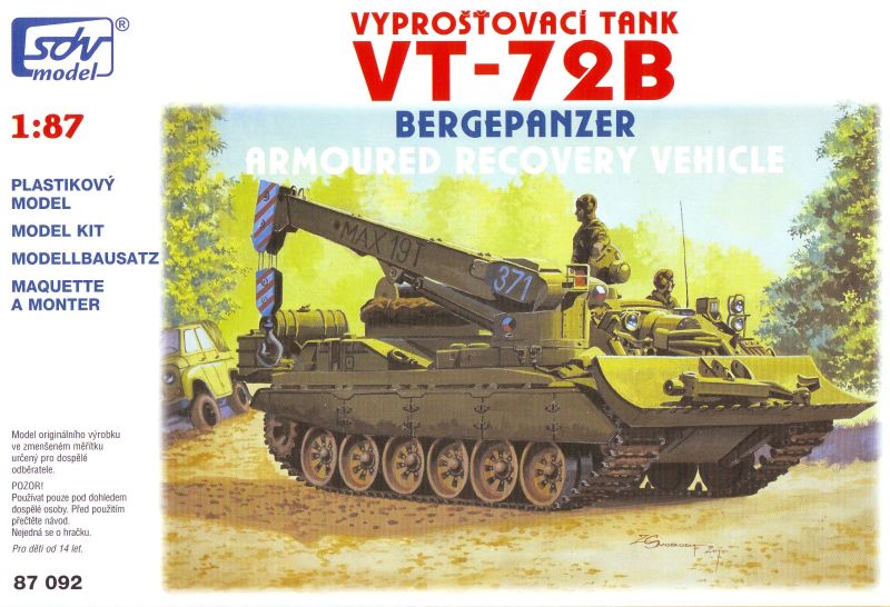 87092 VT-72B vyprošťovací tank