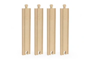 Dřevěné koleje střední rovné 4 kusy