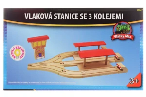Vlaková stanice se 3 kolejem
