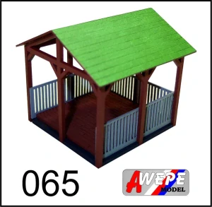 Altán N 065 - stavebnice nebarvená laserová