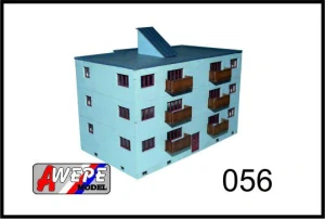 Bytovka "Věra"  056 TT - stavebnice nebarvená laserová