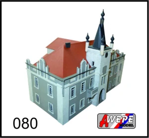 Radnice Pečky 080 TT - stavebnice nebarvená laserová