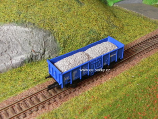 19607 Náklad štěrku do vozu Es Tillig/Vtr Loco