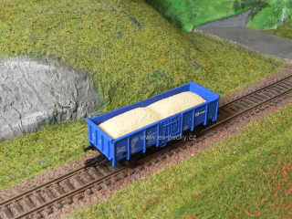 19608 Náklad písku do vozu Es Tillig/Vtr loco
