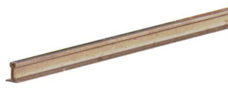 85500 Kolejnicový profil 2,07mm délka 1000mm PATINA