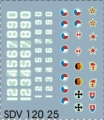 12025 Obtisky "armáda" 1:120 