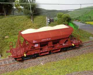 29625 Náklad písku do vozu Faccs -ČS Train