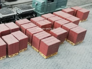 65005 Paleta ložená cihlama