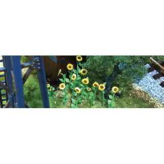 95523 Slunečnice, výška 2 cm, 16 ks