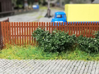 23423 Plaňkový plot 2m-konce planěk kulaté 5ks 