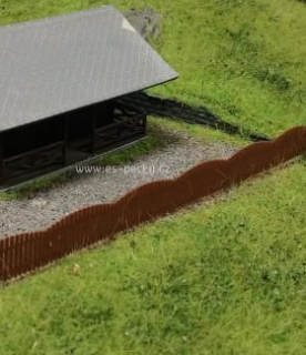 19375 Plaňkový plot obloukový 5ks  