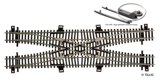 83212 Dvojité kolejové křížení DGV 253 mm 30°