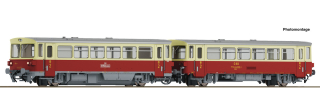 7780001/B Motorový vůz ČSD M152 0059+přípojný vůz