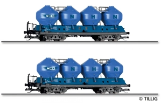 01114 Set nákladních vozů ČD Uacs NHN