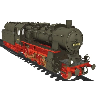 30016 Parní lokomotiva BR 56 2130