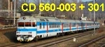 Elektrická jednotka ČD 560 003+060 301