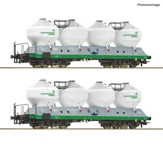 6600237 Set nákladních vozů ČD Uacs Českomoravský Cementt