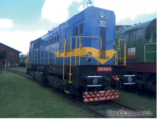 02762 Motorová lokomotiva KŽC 740 692