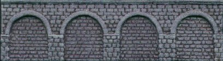 00613.03 Zeď opěrná (4 oblouky) - šedá